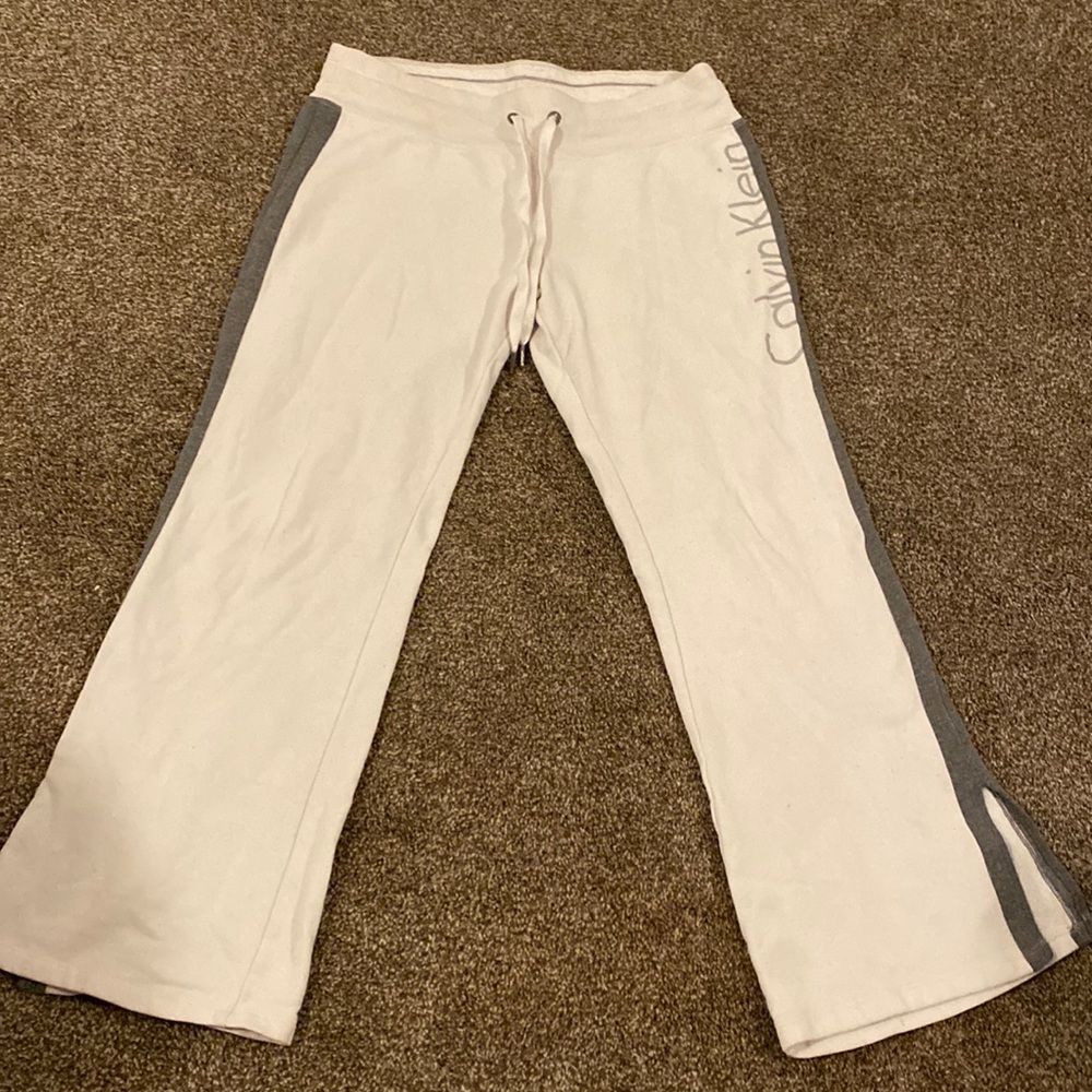 White Calvin Klein pants